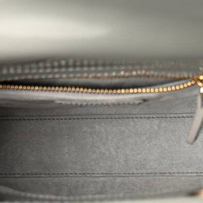 Christian Dior Patent Cannage Mini Lady Dior Grey Stone 5 of 10