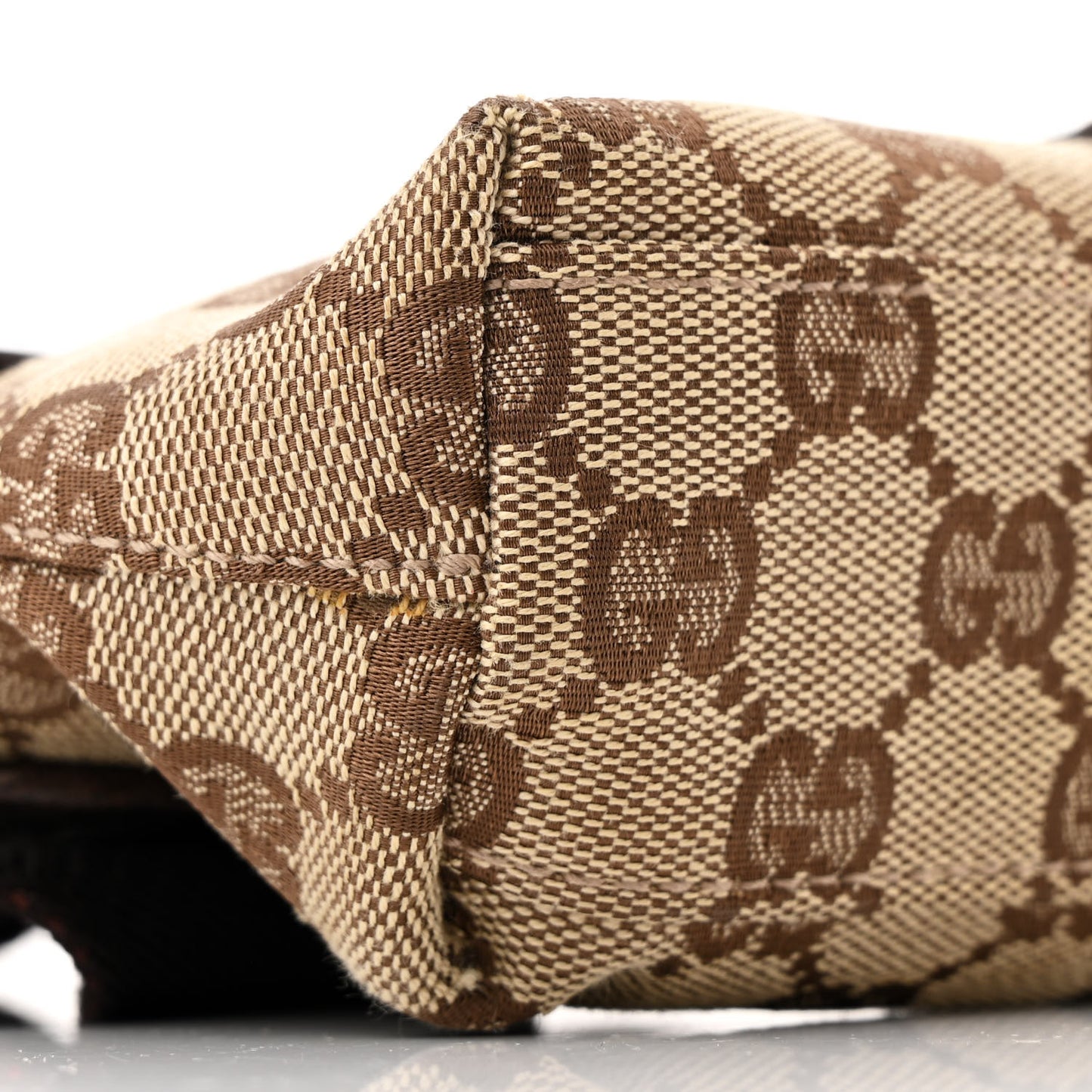 GG Monogram Flight Belt Bag Dark Brown