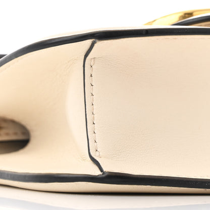Valentino Garavani Calfskin Vlogo Small Loco Shoulder Bag Light Ivory 8 of 10