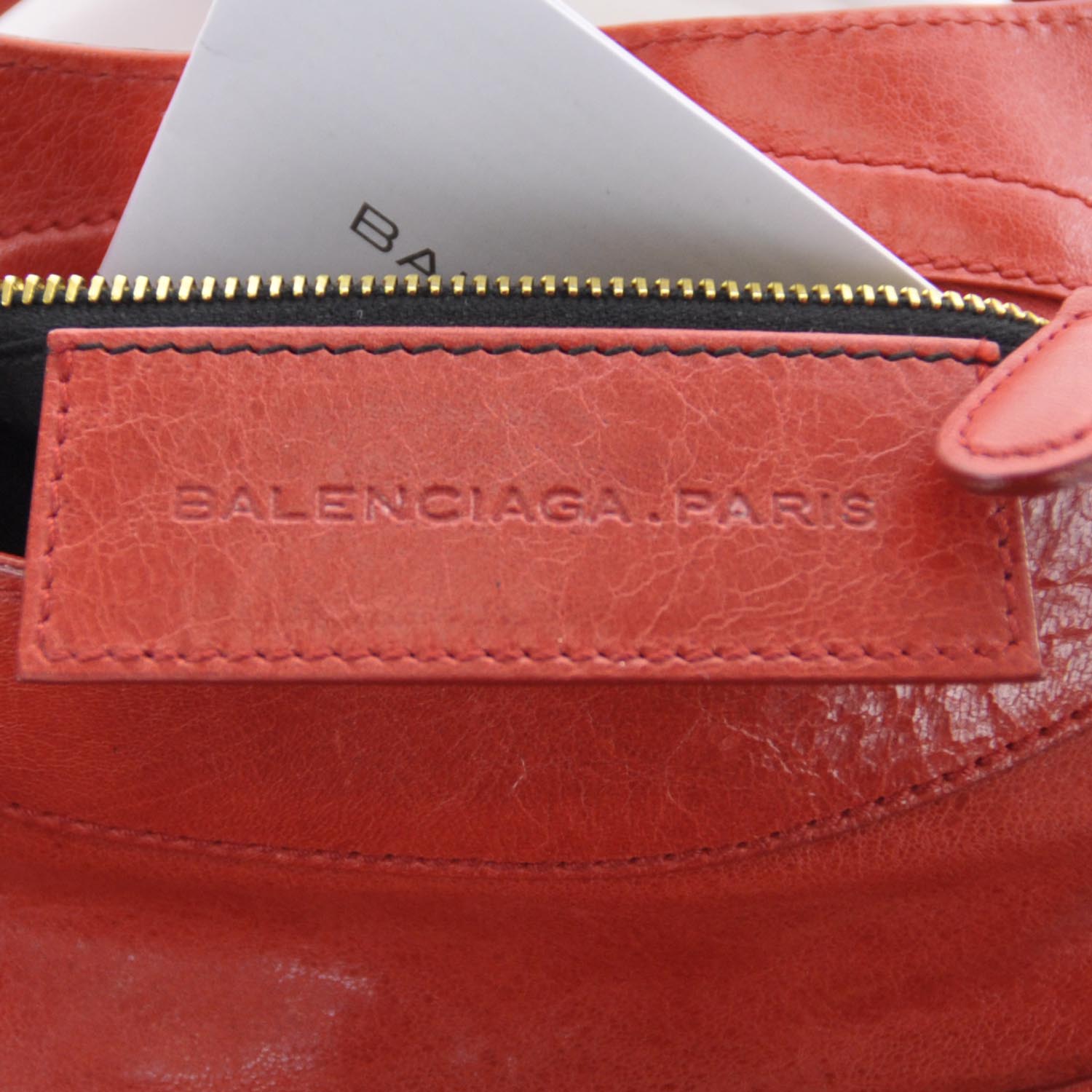 Balenciaga Agneau Giant 21 Gold Hardware CIty Vermillion 8 of 9
