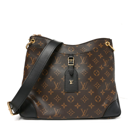 Louis Vuitton Monogram Odeon MM Black 1 of 9