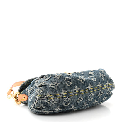 Louis Vuitton Monogram Denim Mini Pleaty Blue 4 of 11