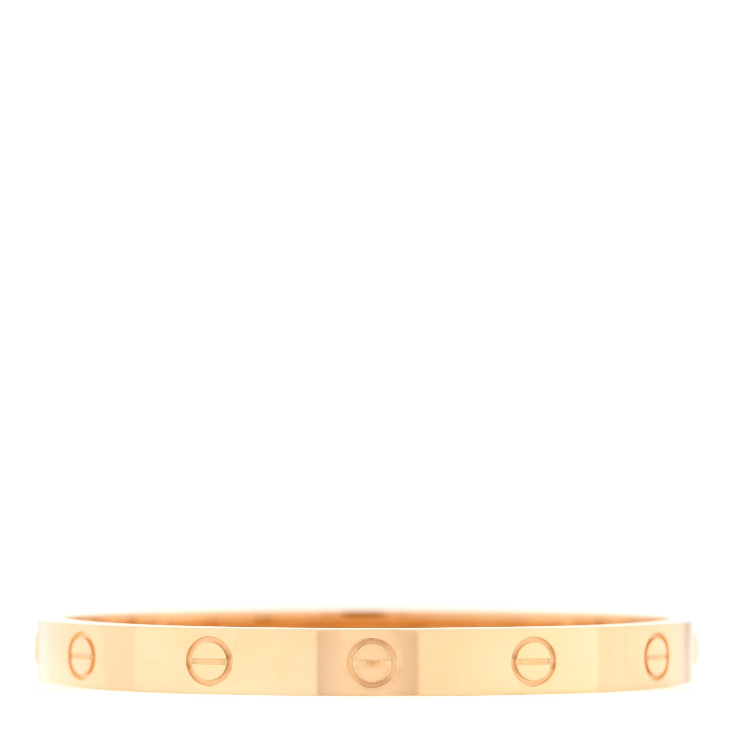 18K Yellow Gold LOVE Bracelet 17
