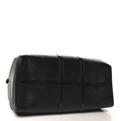 Louis Vuitton Epi Keepall 55 Black 3 of 11