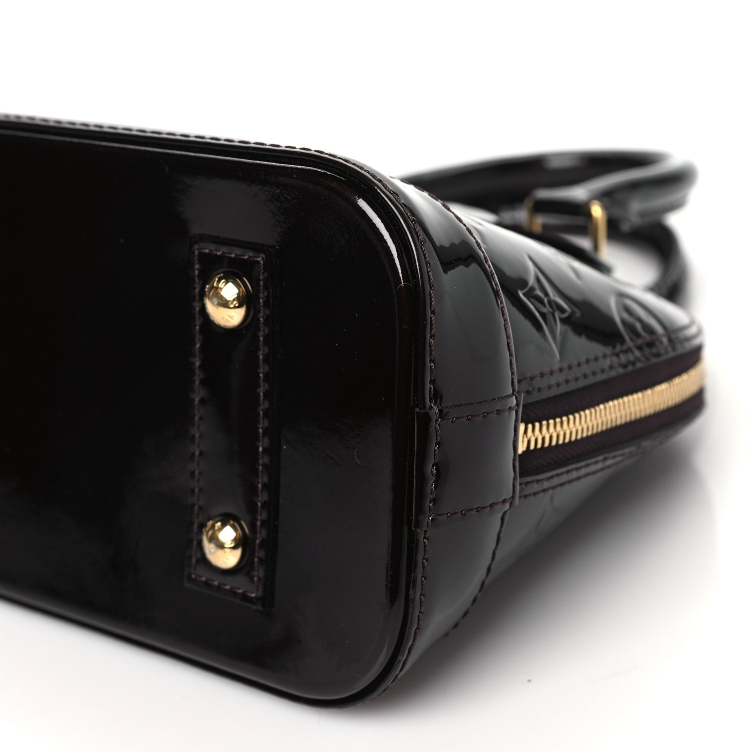 Louis Vuitton Vernis Alma BB Amarante 9 of 9