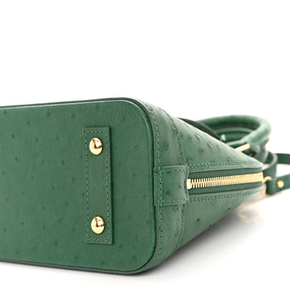 Louis Vuitton Ostrich Alma BB Menthe 9 of 9