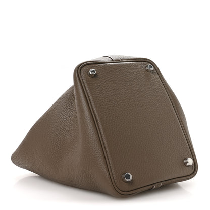 Hermes Taurillon Clemence Picotin Lock 18 PM Etoupe 4 of 13