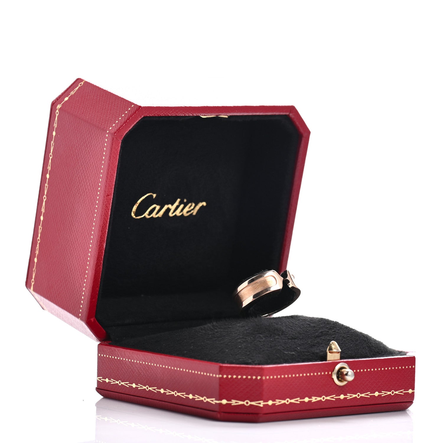 Cartier 18K Pink Gold 6.5mm C De Cartier Ring 50 5.25 6 of 6
