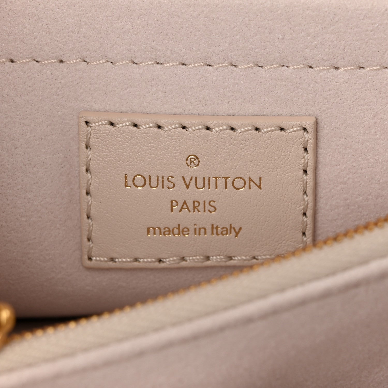 Louis Vuitton Calfskin LV New Wave Chain Bag Ivory 6 of 9