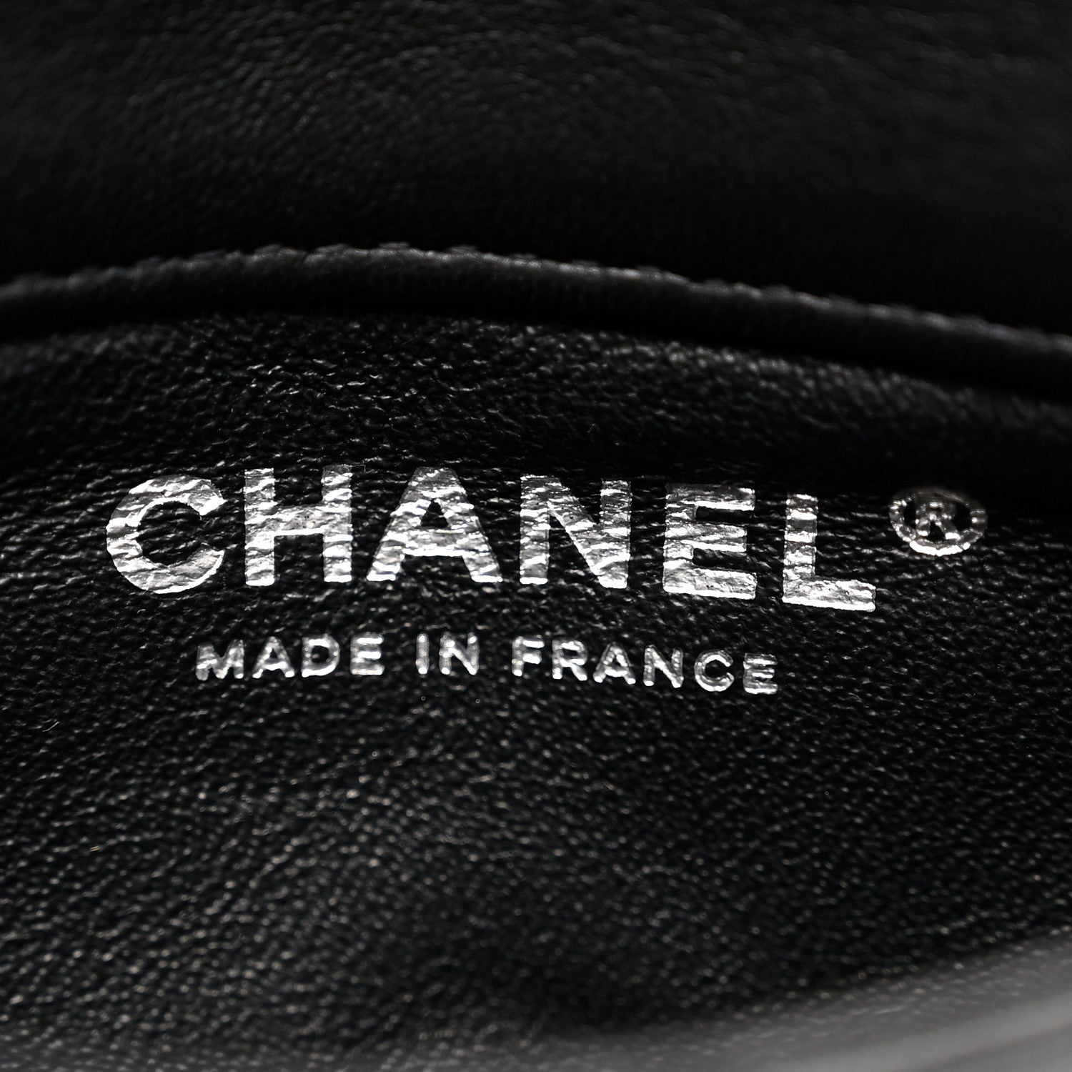 Chanel Lambskin Quilted Front Pocket Clutch With Chain Black 7 of 11