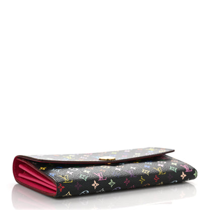 Louis Vuitton Monogram Multicolor Sarah Wallet Black Grenade 4 of 7
