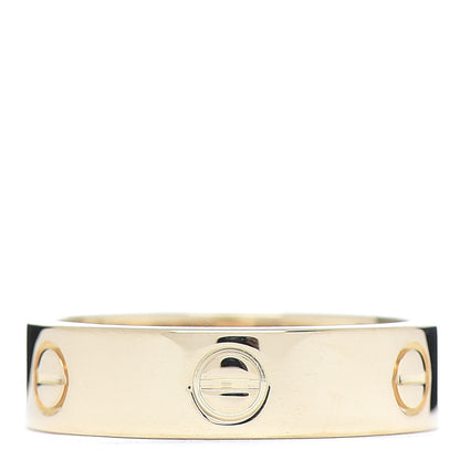 Cartier 18K Yellow Gold 6mm LOVE Ring 63 10.5 1 of 5