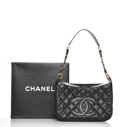 Chanel Caviar Quilted Hobo Black 8 of 8