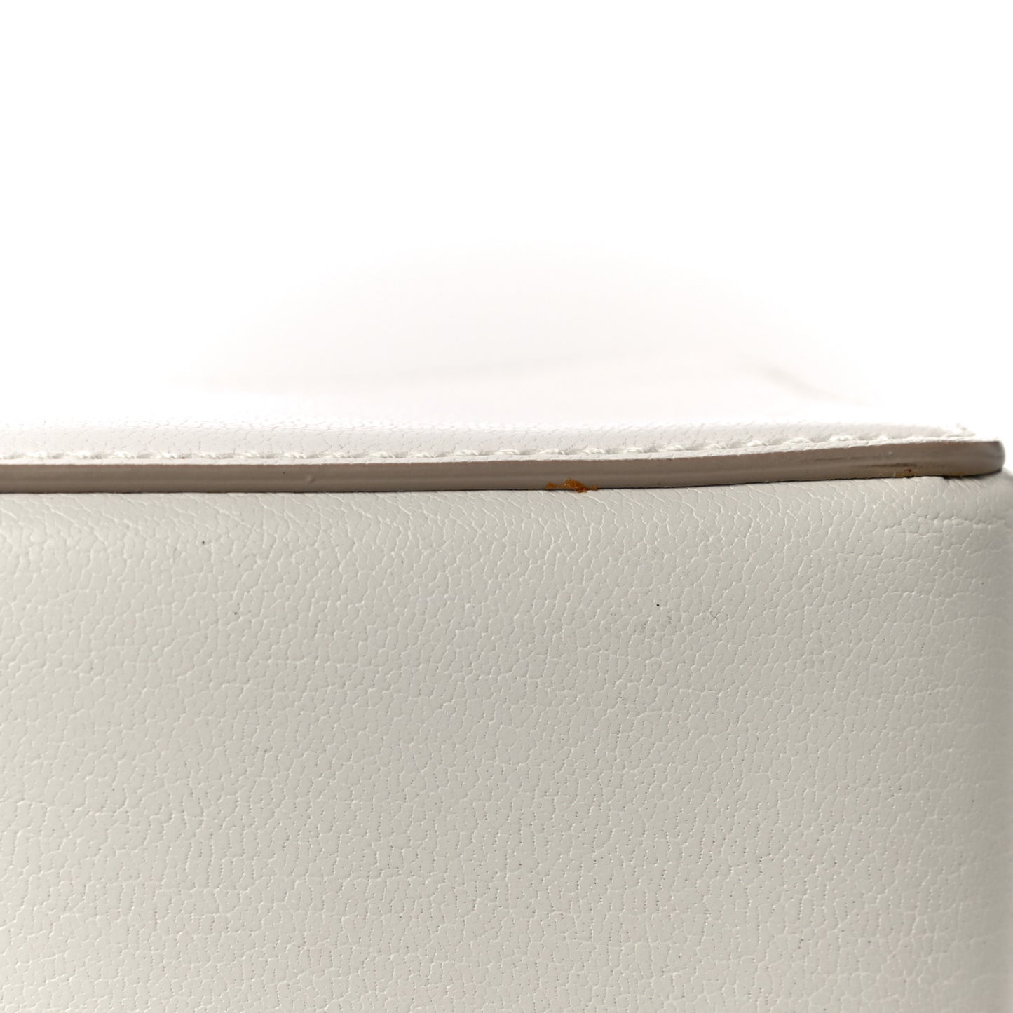 Goatskin Diamond Quilted Pocket Crossbody White