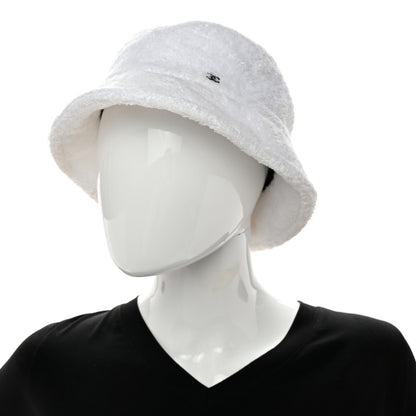 Chanel Terry Cloth CC Bucket Hat L White 2 of 12