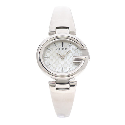 Gucci Stainless Steel Mother of Pearl 27mm Guccissima Quartz Watch 1 of 5