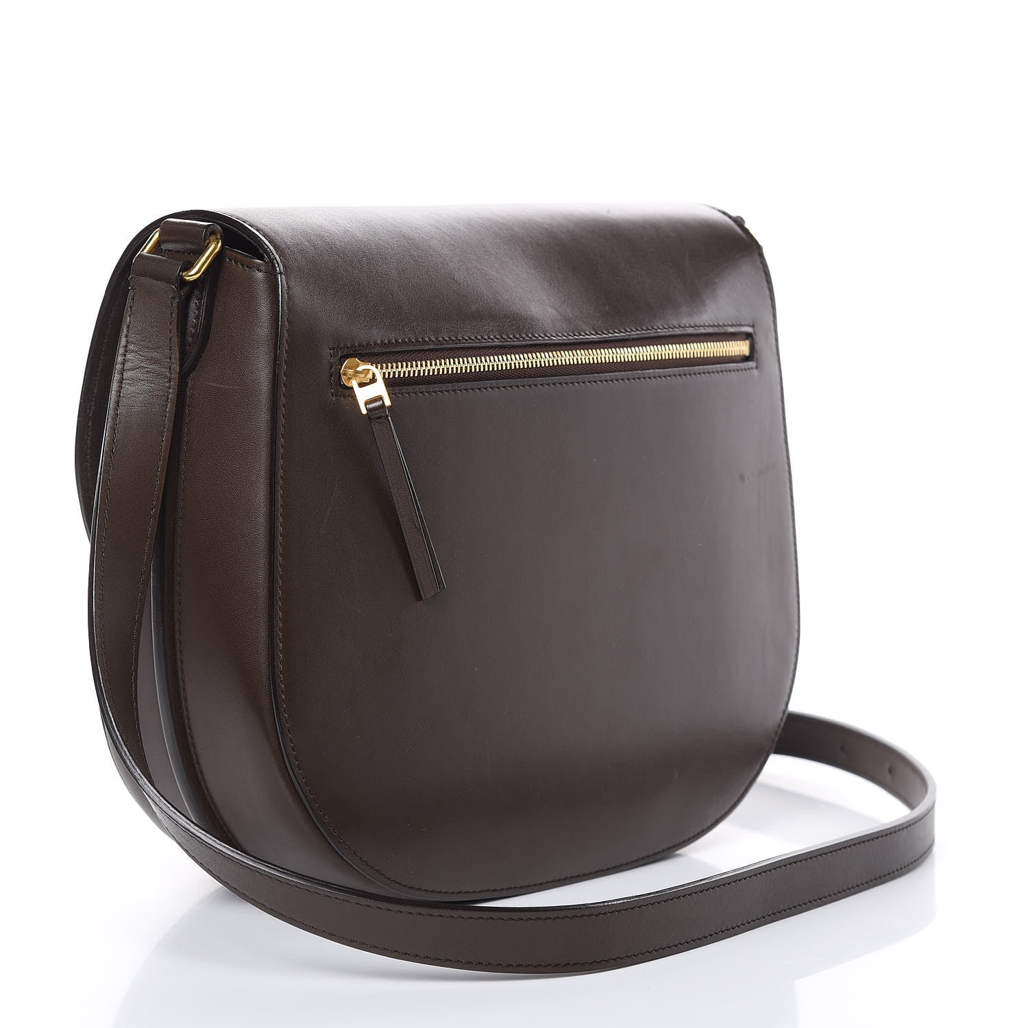 Celine Supersoft Calfskin Medium Trotteur Wood 3 of 15