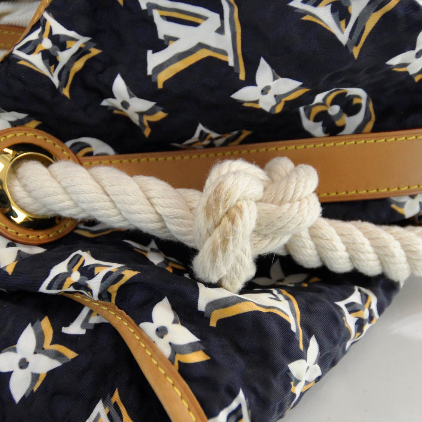 Canvas Monogram Cruise Bulles MM Navy