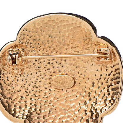 Chanel CC Brooch Gold 4 of 4