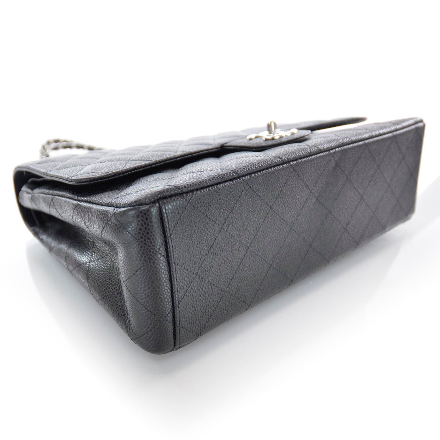 Chanel Caviar Quilted Maxi Double Flap Black 4 of 10