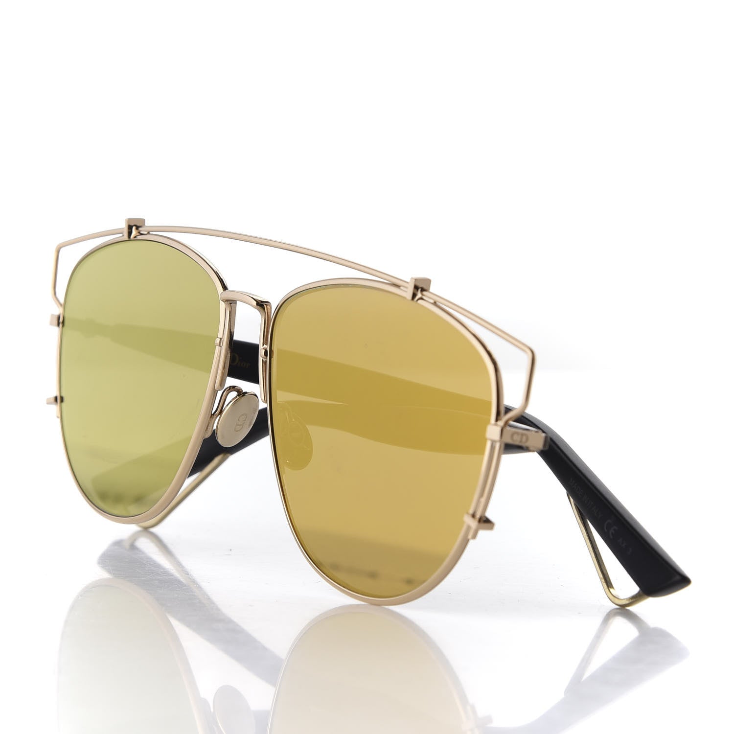Christian Dior Technologic Sunglasses Gold 7 of 7