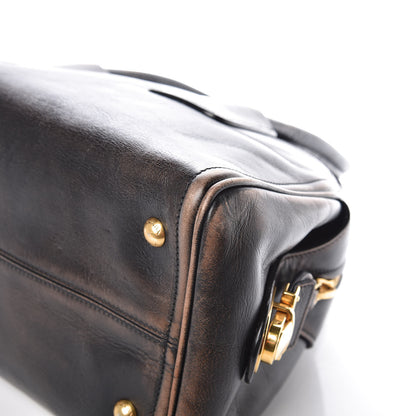 Prada Vitello Vintage Bowling Bag Black 8 of 15