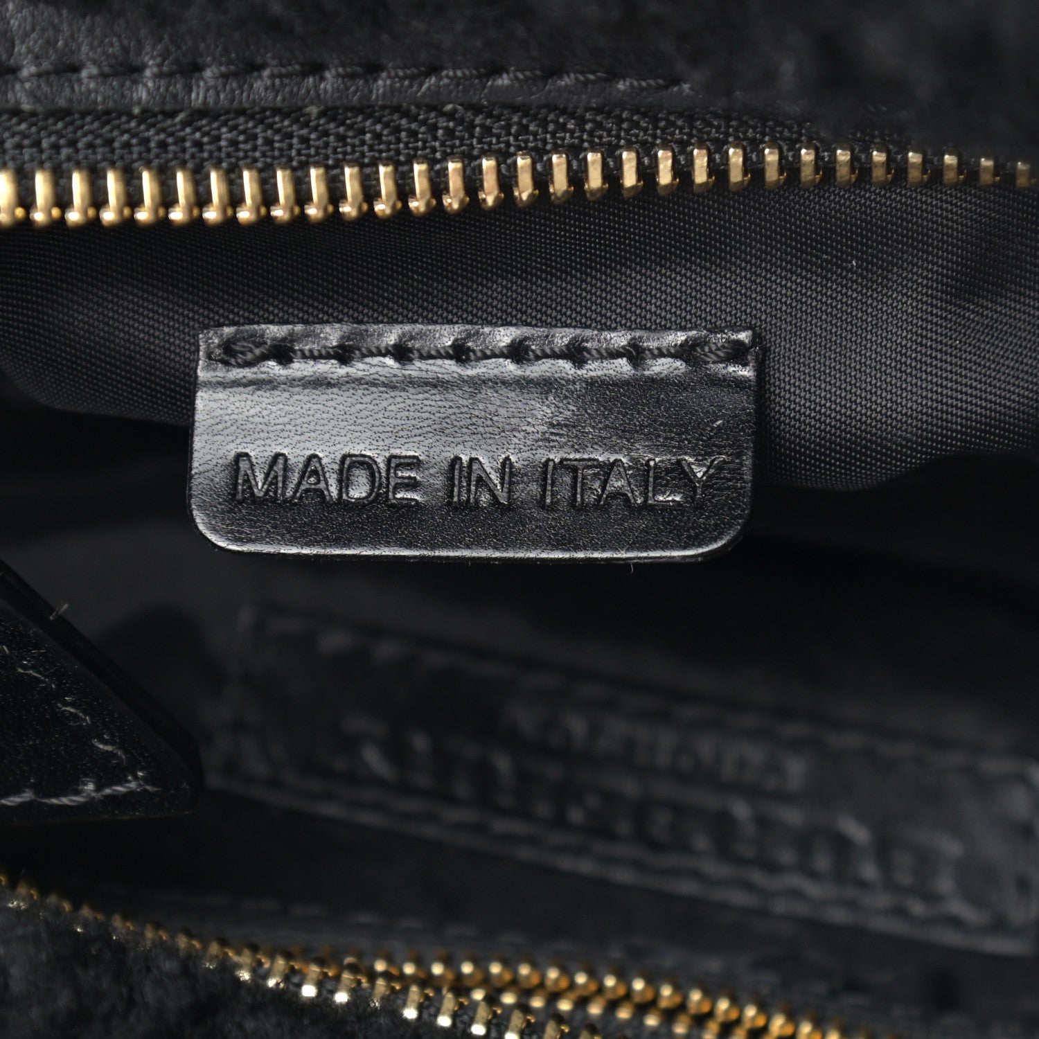 Burberry Shearling Check Shoulder Bag Black 6 of 12