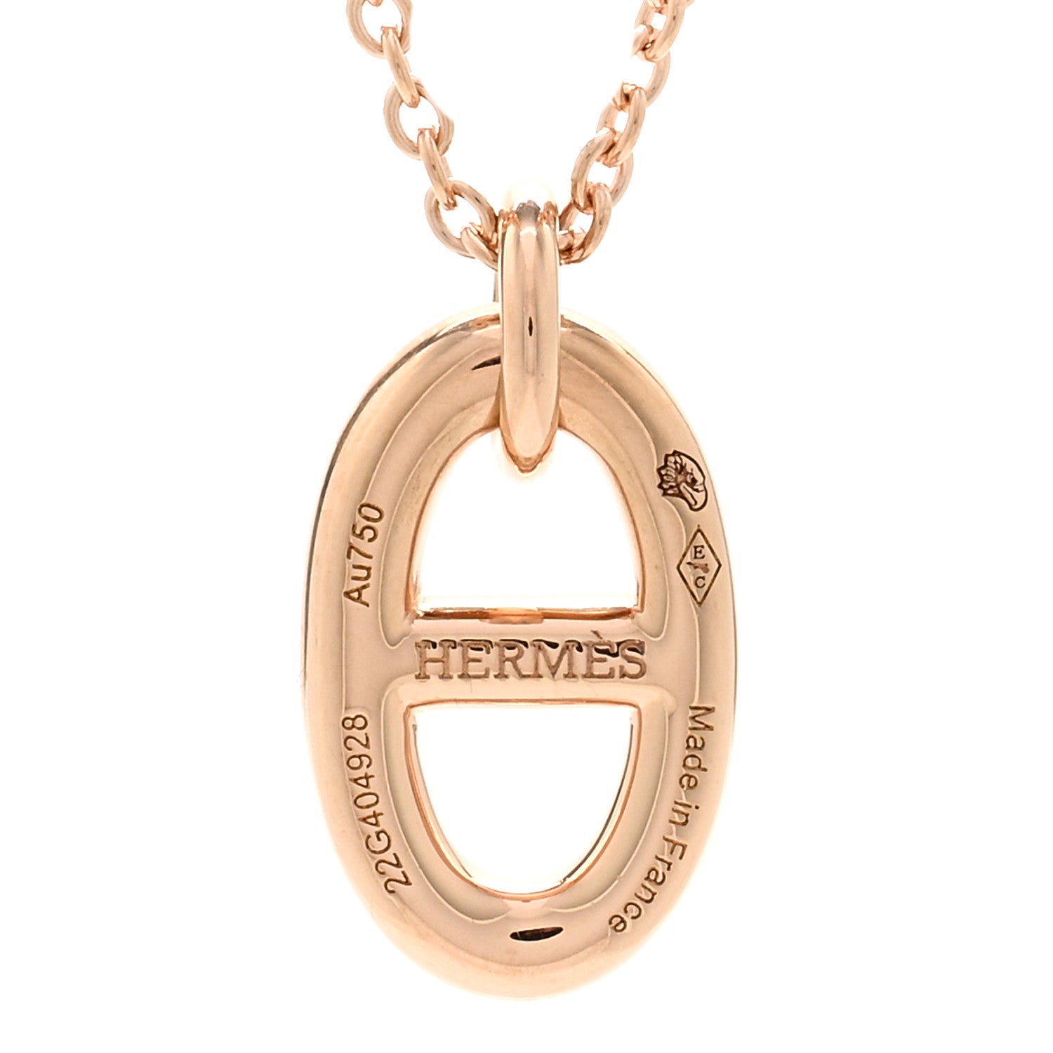 Hermes 18K Rose Gold PM Farandole Pendant Necklace 4 of 4