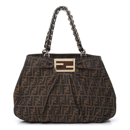 Fendi Zucca Mia Tote Tobacco 1 of 19