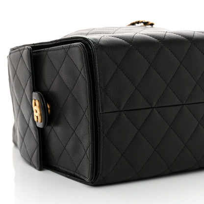 Chanel Caviar Quilted Medium Chanel 25 Handbag Black 10 of 11