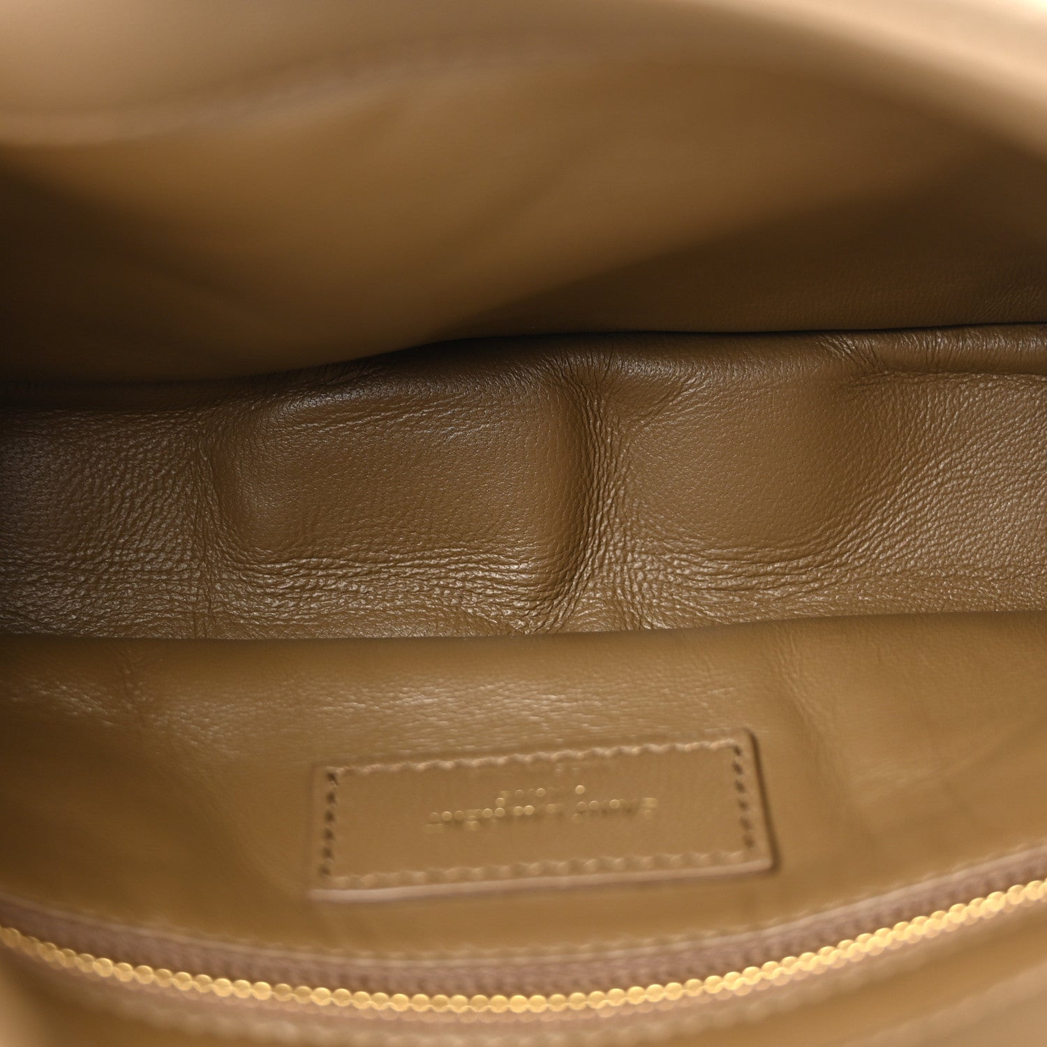 Saint Laurent Padded Lambskin Le 5 A 7 Hobo Dark Peanut 5 of 10