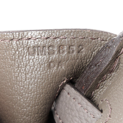 Hermes Togo Birkin 25 Etain 7 of 12