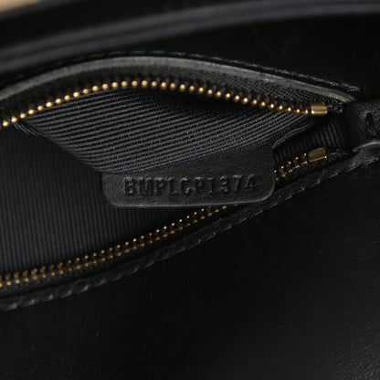 Burberry Smooth Calfskin 1983 Knight Check Link Shoulder Bag Black 7 of 15