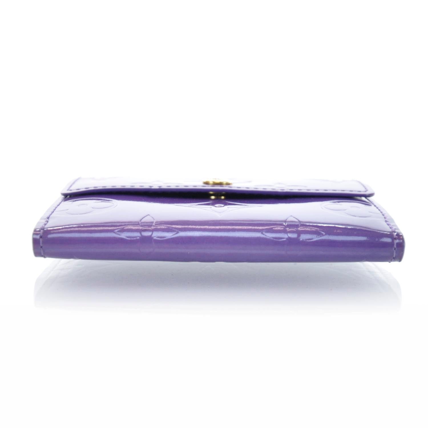 Louis Vuitton Vernis Ludlow Wallet Purple 3 of 6