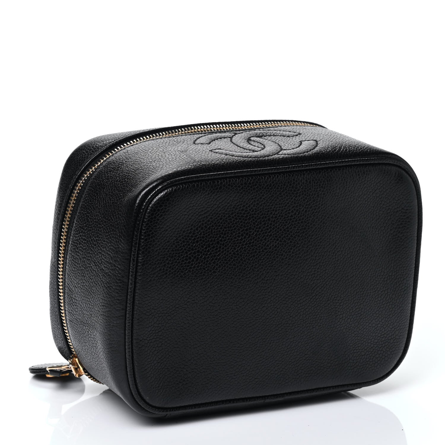 Chanel Caviar Vanity Cosmetic Case Black 3 of 4