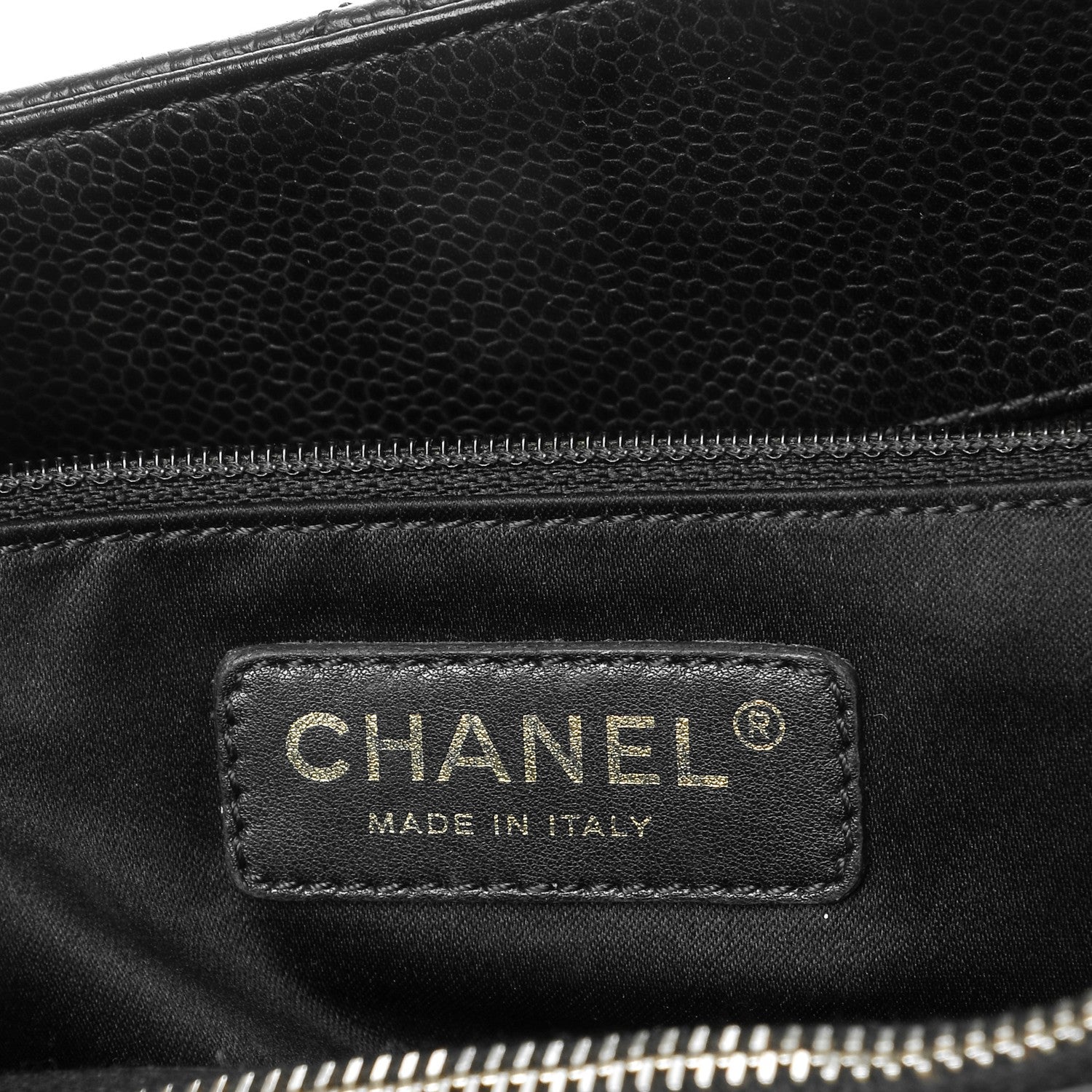 Chanel Caviar Grand Shopping Tote GST Black 6 of 7