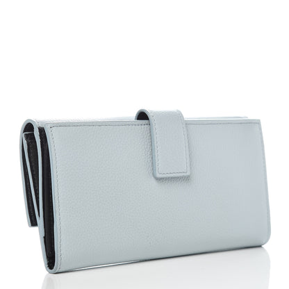 Alexander McQueen Calfskin Skull Continental Wallet Duck Egg 3 of 11