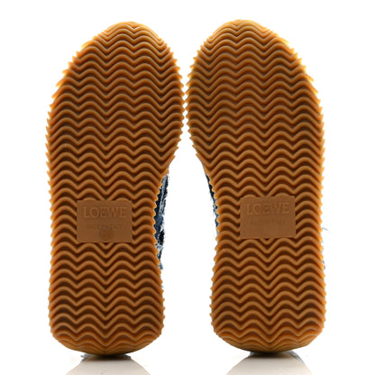 Loewe Deconstructed Denim Flow Runner Sneakers 36 Blue 5 of 8