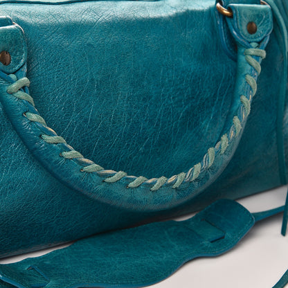 Balenciaga Chevre Classic Hardware Twiggy Aquamarine 15 of 17