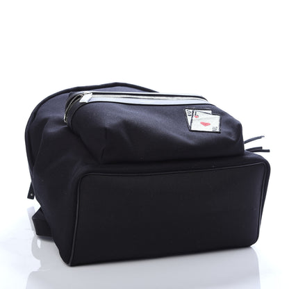 Saint Laurent Canvas SL Playing Cards City Backpack Black 3 of 9