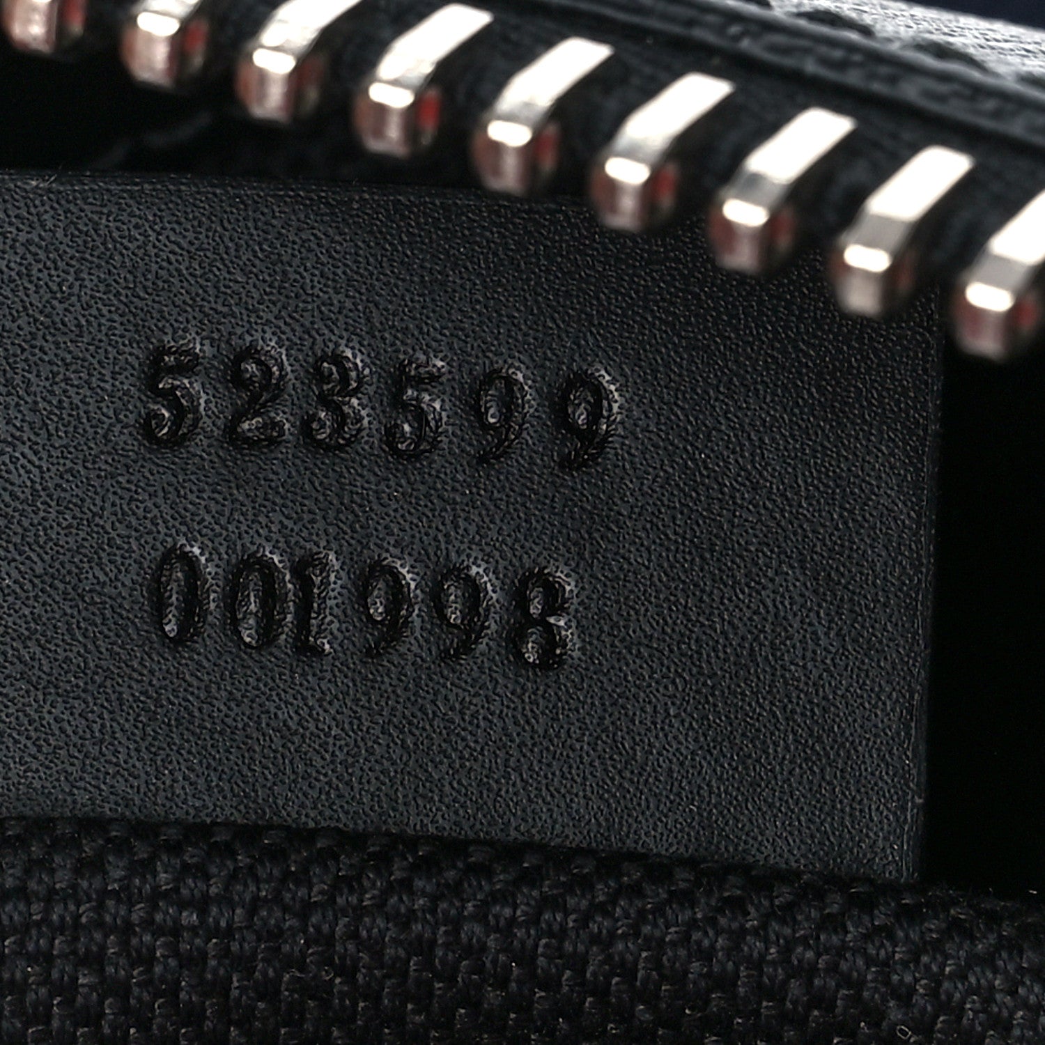 Gucci GG Supreme Monogram Web Small Flat Messenger Bag Black Grey 7 of 10