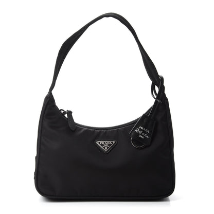 Prada Tessuto Nylon Mini Re-Edition 2000 Bag Black 1 of 14
