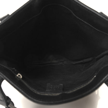 Gucci Monogram Calfskin Tote Black 5 of 10