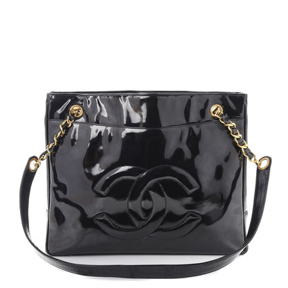 Chanel Patent CC Tote Black 1 of 14