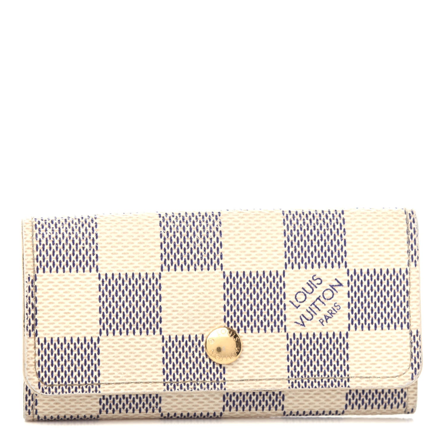 Louis Vuitton Damier Azur Multicles 4 Key Holder 1 of 7