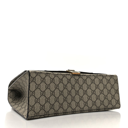 Balenciaga X GUCCI GG Supreme Monogram Medium Hourglass Top Handle Bag Beige Ebony 4 of 10