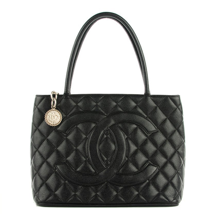 Chanel Caviar Quilted Medallion Tote Black 1 of 7
