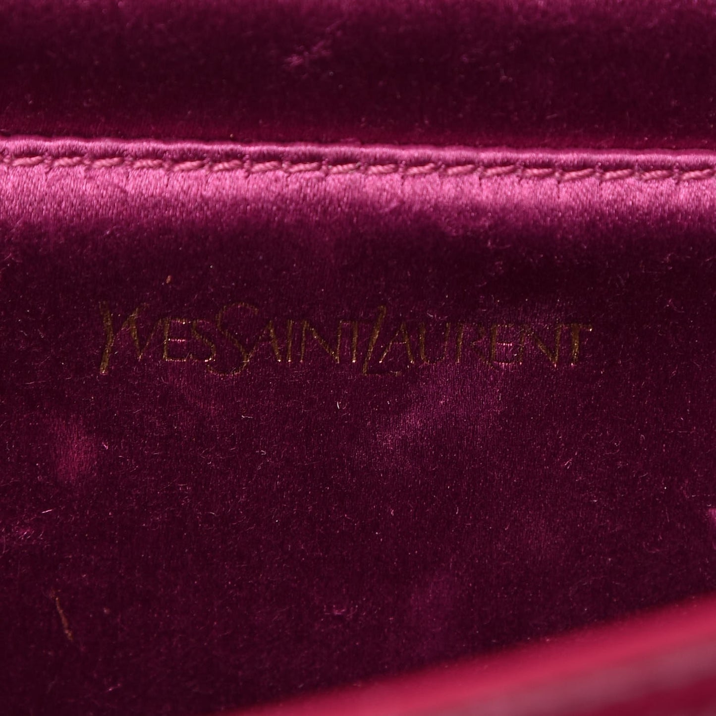 Textured Patent Large Belle De Jour Clutch Fuchsia