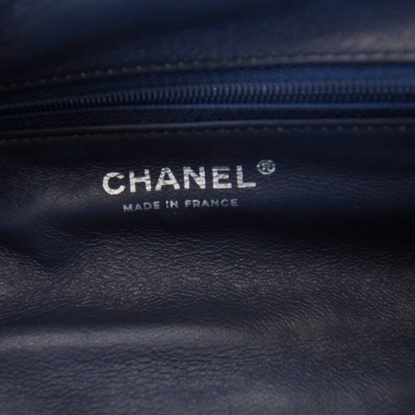 Caviar Quilted Timeless Clutch Blue