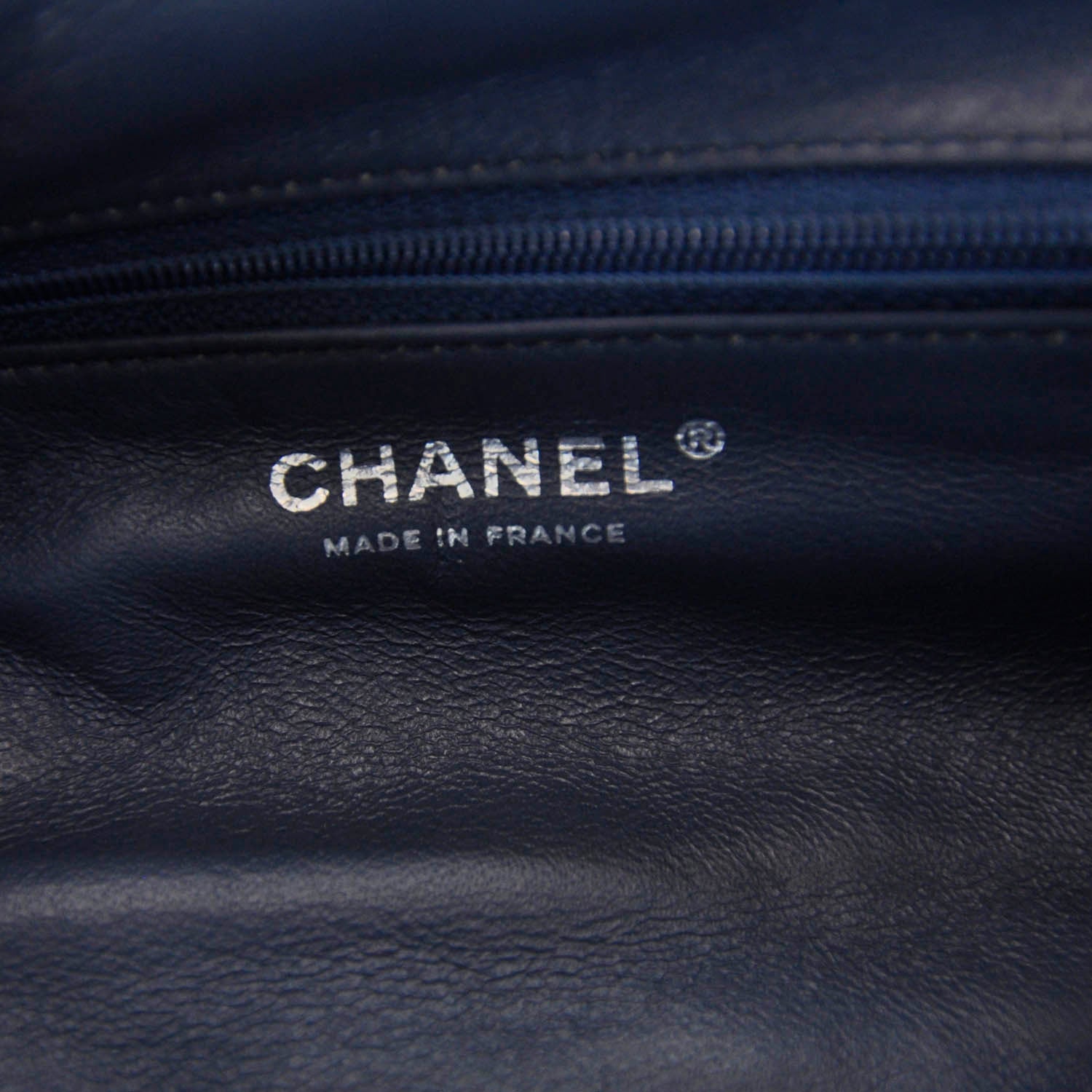 Chanel Caviar Quilted Timeless Clutch Blue 9 of 11